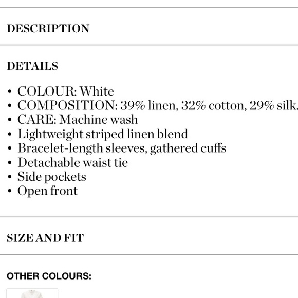 Lunya Resort style linen robe - Picture 5 of 7